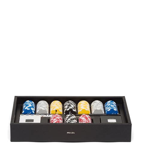 Prada Saffiano Leather Poker Set 